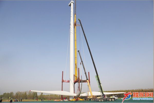 华能台前县40兆瓦风电项目开工建设