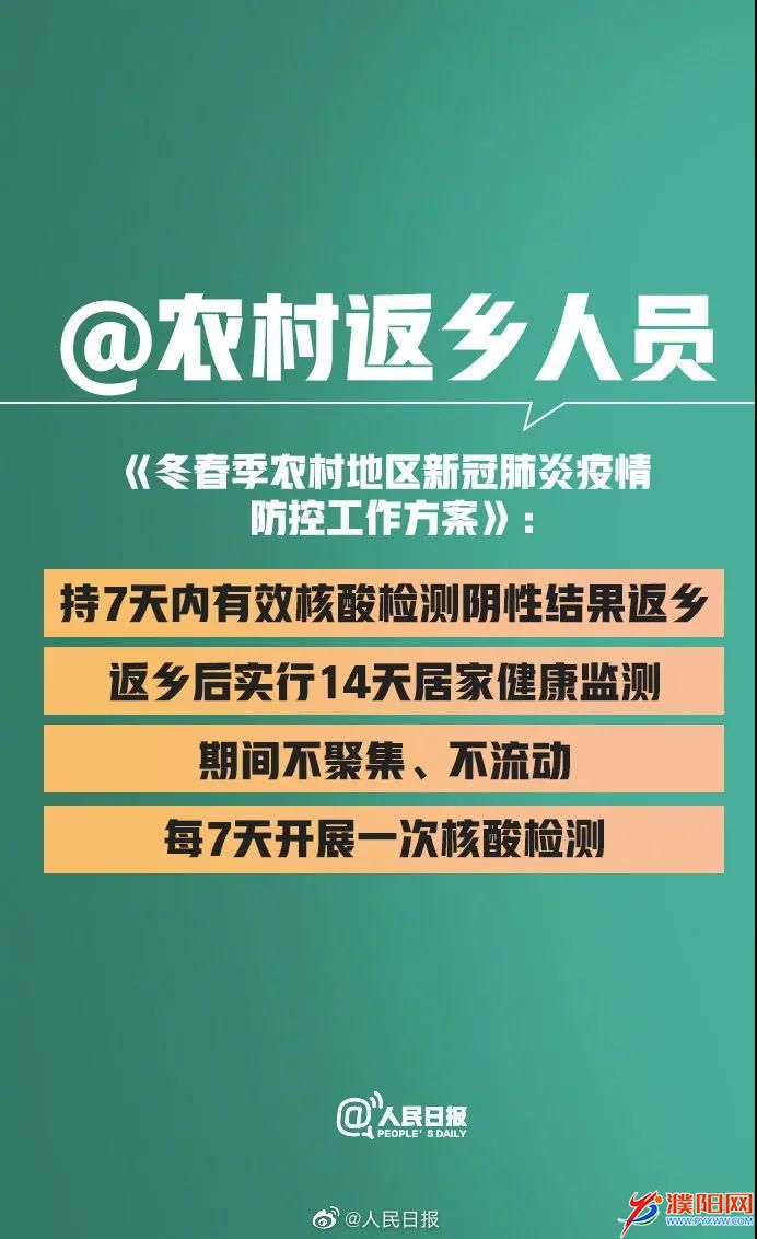 明确了！这三类人返乡需核酸证明！