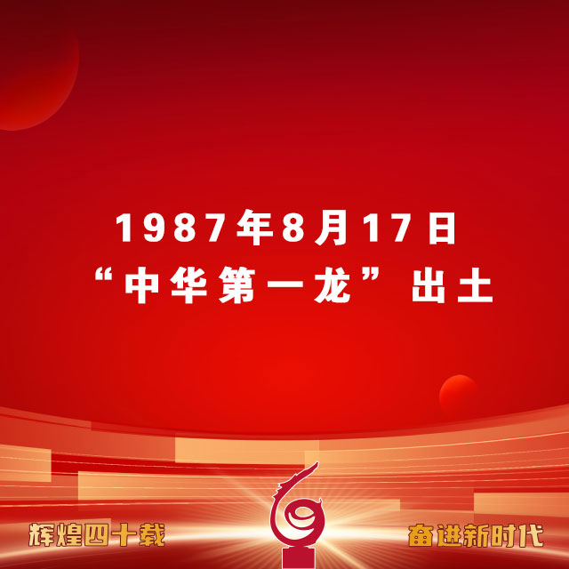 1987年8月17日“中华第一龙”出土