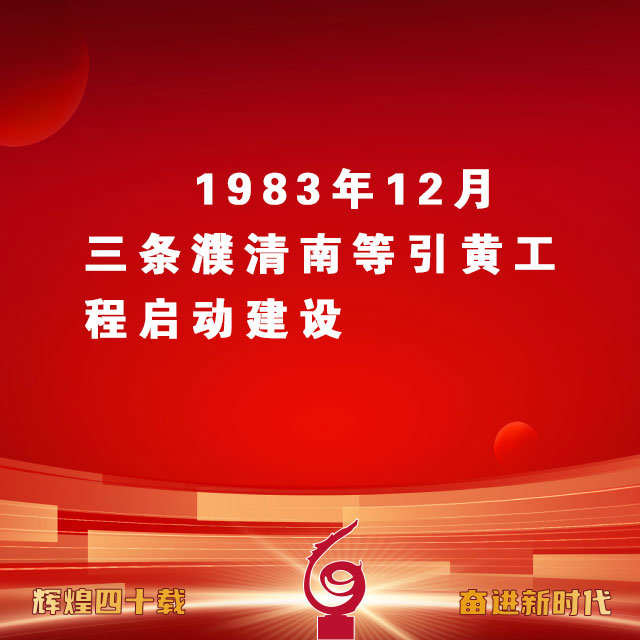 1983年12月三条濮清南等引黄工程启动建设